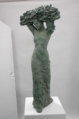 60 Ellen Pavlakos “Oak Nymph”
32”H x 15”W x 10”D
bronze