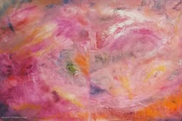 83  Margaret Schnebley Hodge “Transference”
oil on canvas
40”H x 60”W